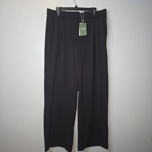 HALARA Halotek Air High Waist Wide Leg Work Pant Size XL Pull On BLACK NWT